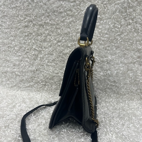 Coach Leather Parker Top Handle Cross Body Handbag - Picture 2 of 9